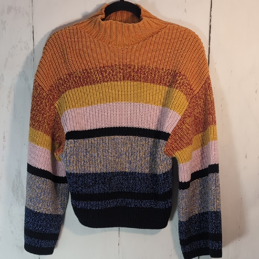 Current/Elliott Orange Knit Women's Sweater